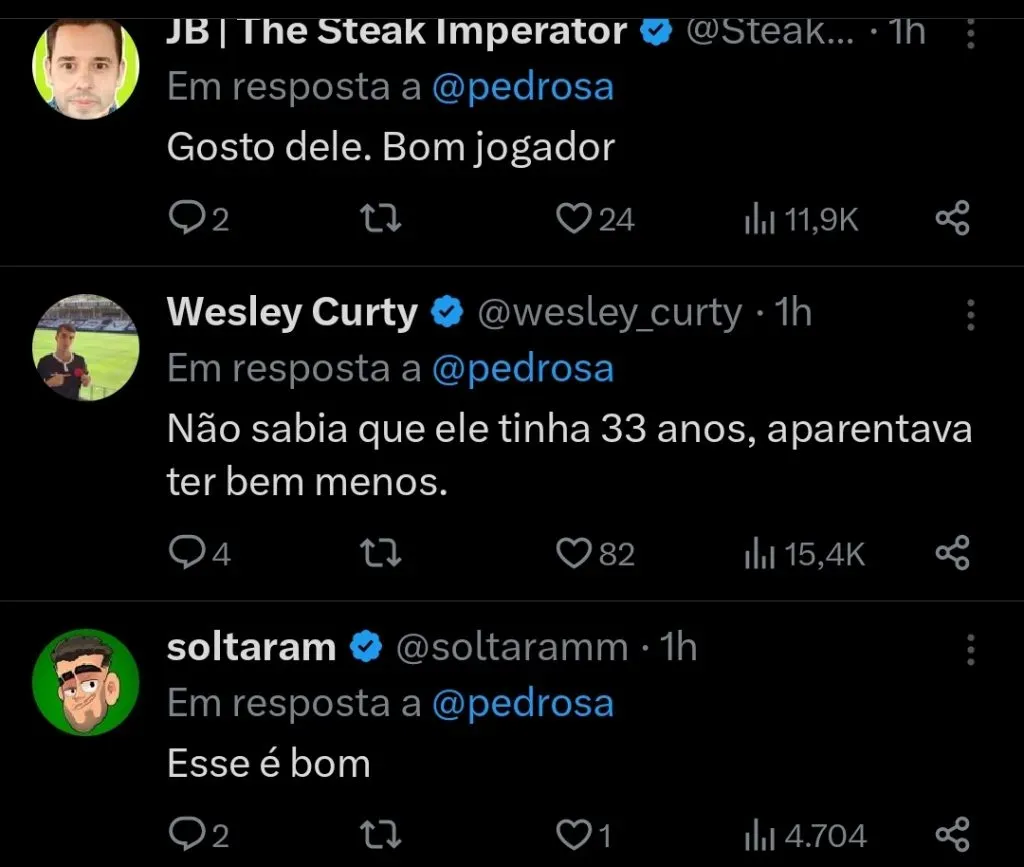 Repercussão via Twitter