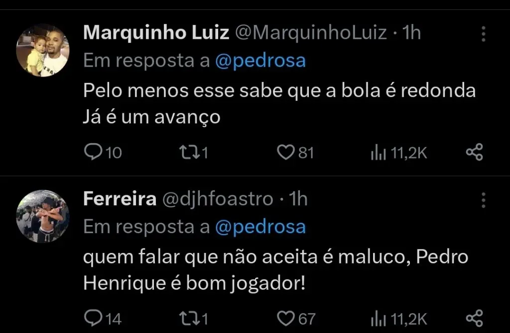 Repercussão via Twitter
