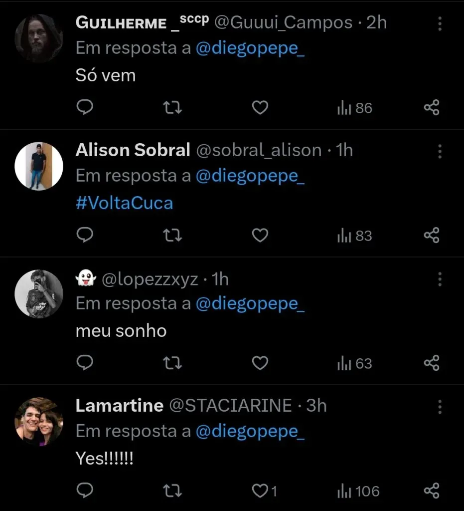 Repercussão via Twitter