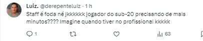 Torcedor comenta sobre situação do jogador do Santos