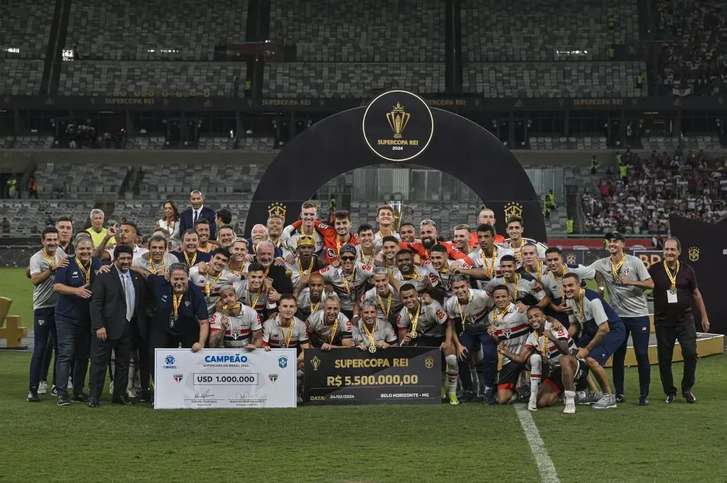 São Paulo campeão da Supercopa Rei. (Photo by Pedro Vilela/Getty Images)