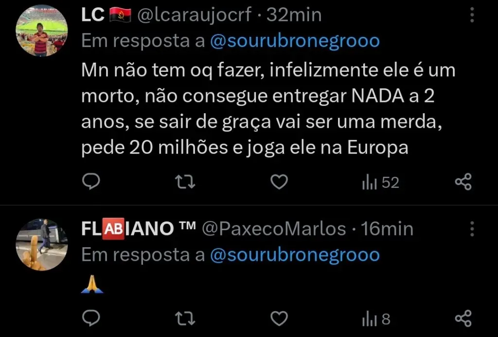 Repercussão via Twitter