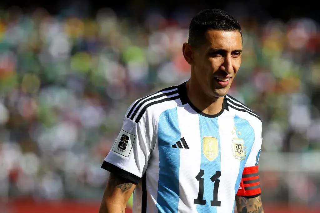 Di María em ação pela Argentina (Photo by Leonardo Fernandez/Getty Images)