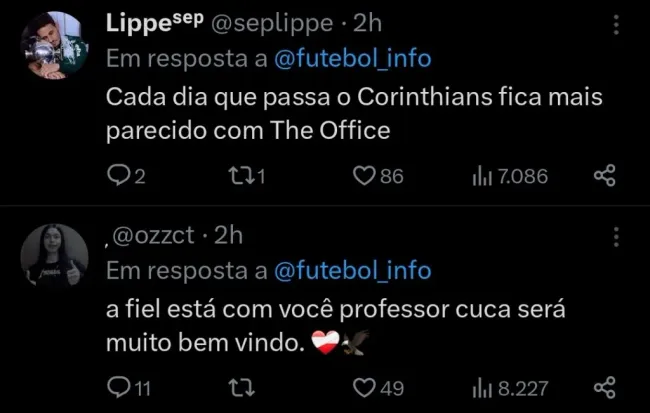Repercussão via Twitter