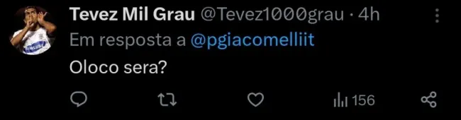 Repercussão via Twitter