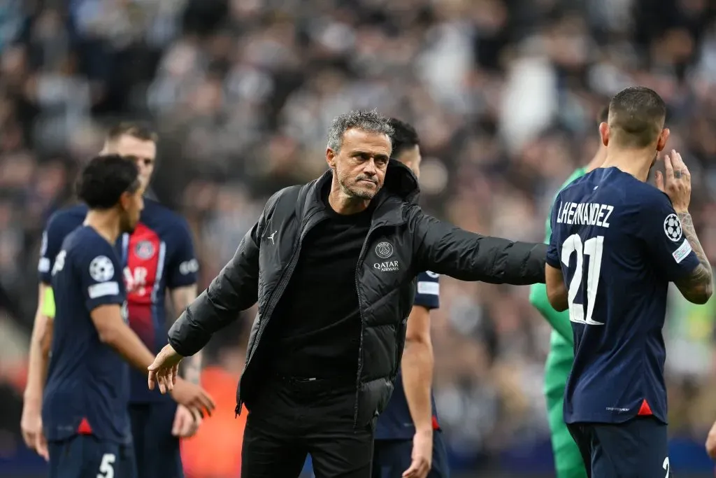 Luis Enrique, Manager of Paris Saint-Germain, (Photo by Michael Regan/Getty Images)