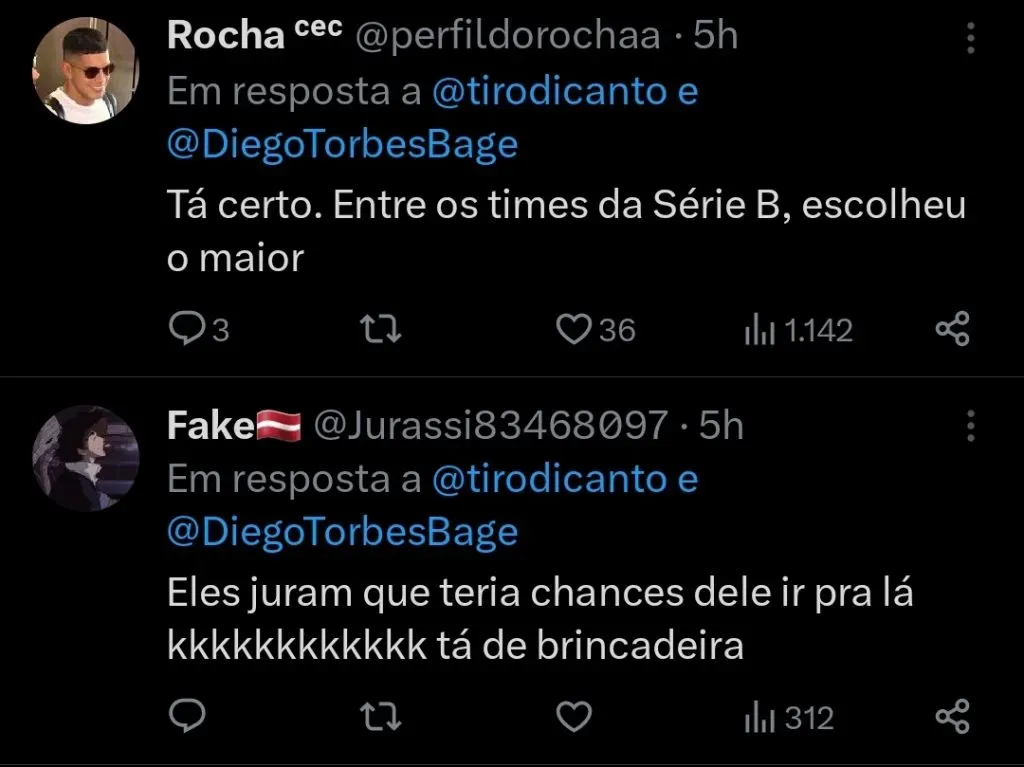 Repercussão via Twitter