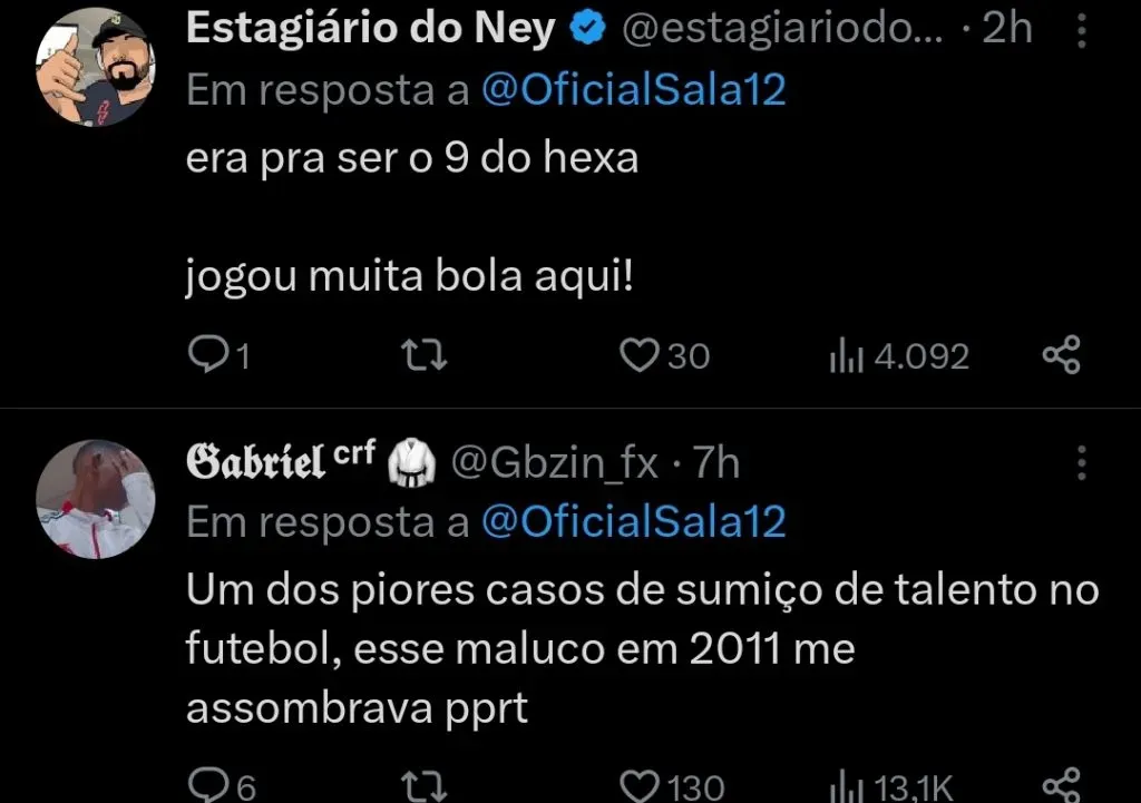 Repercussão via Twitter