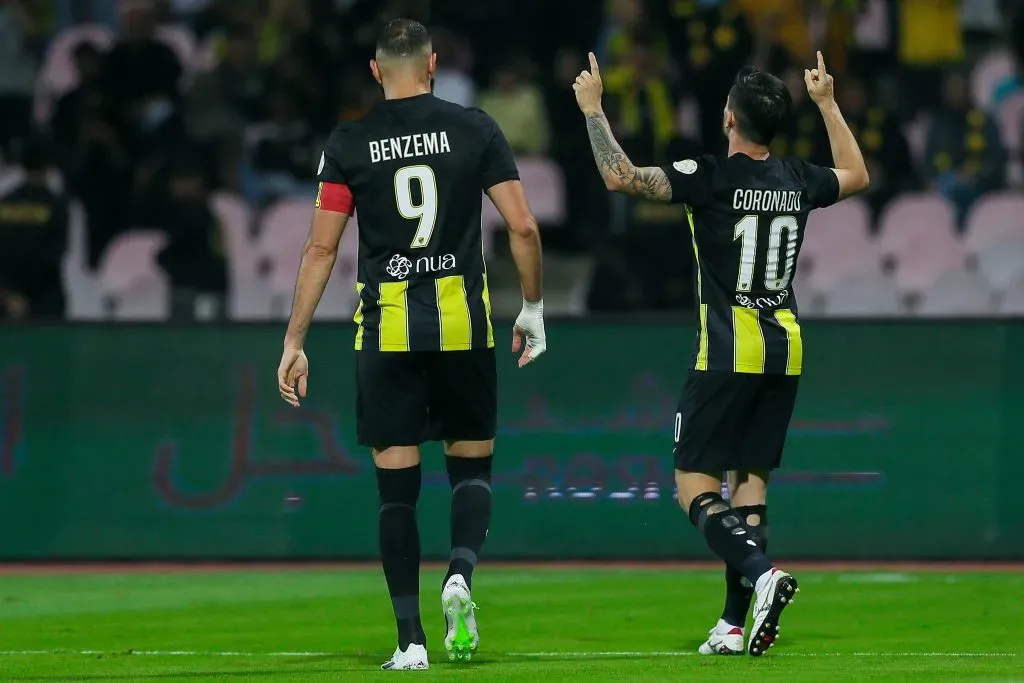 Coroado pelo Al Ittihad. (Photo by Yasser Bakhsh/Getty Images)