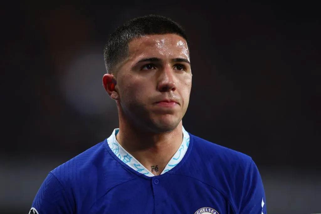 Enzo Fernandez of Chelsea (Photo by Clive Rose/Getty Images)