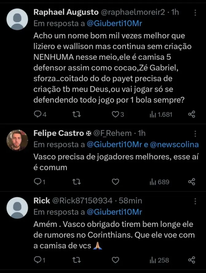 Repercussão via Twitter