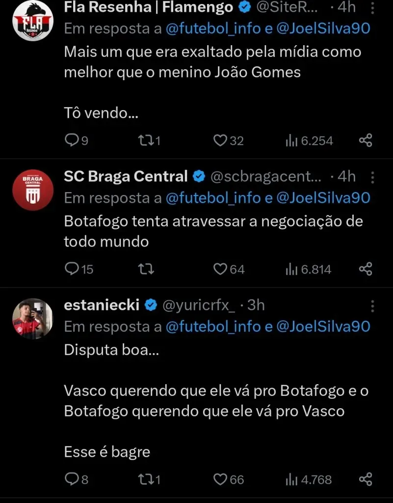 Repercussão via Twitter