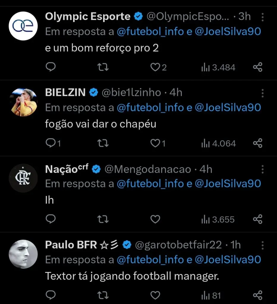 Repercussão via Twitter