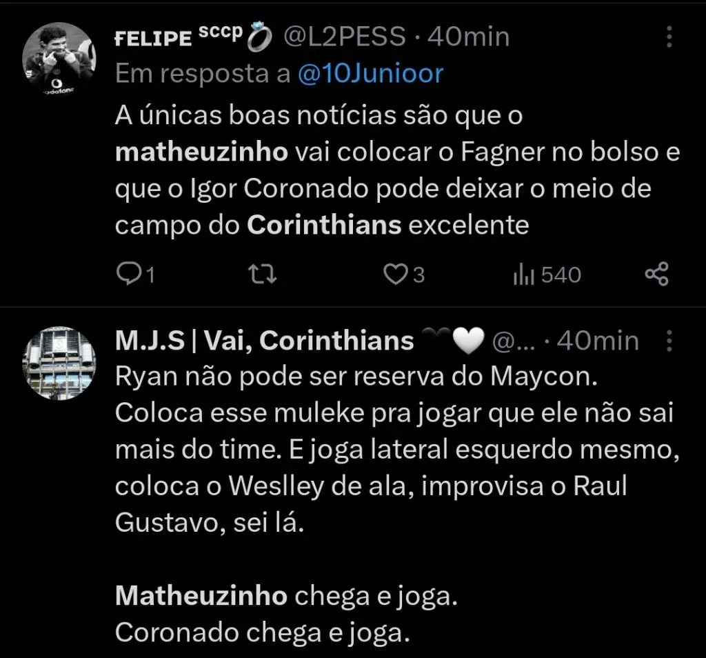 Repercussão via Twitter