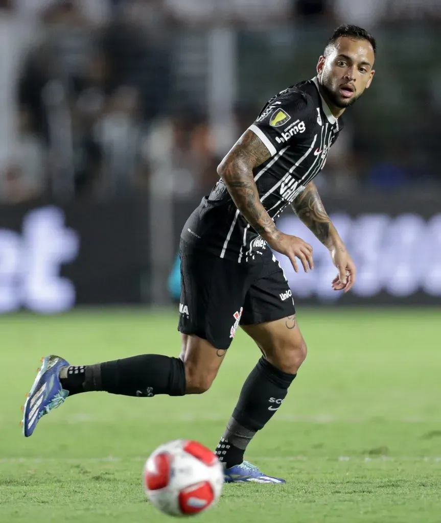 Maycon em ação contra o Santos | Foto: Rodrigo Coca/Ag.Corinthians