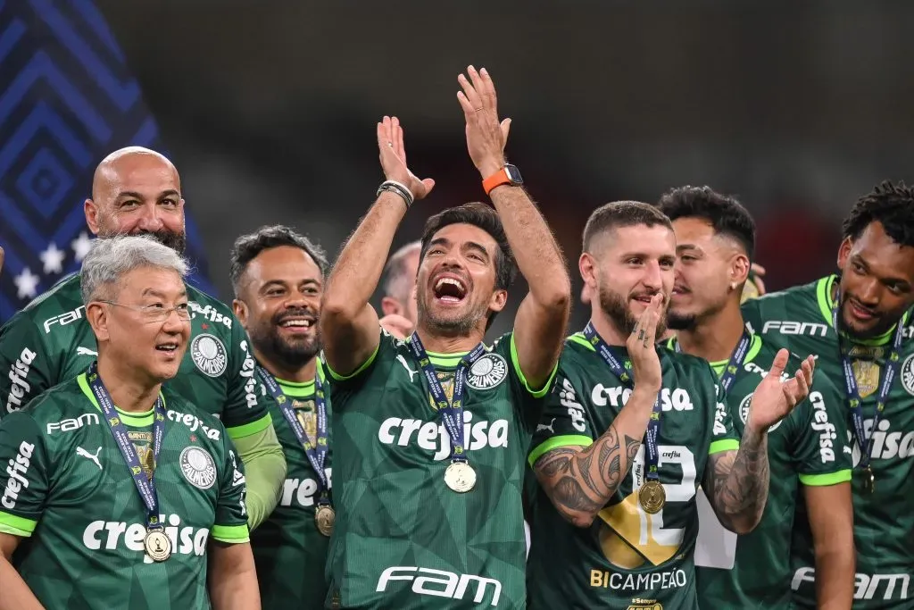 Abel Ferreira coach of Palmeiras (Photo by João Guilherme Arenazio/Getty Images)