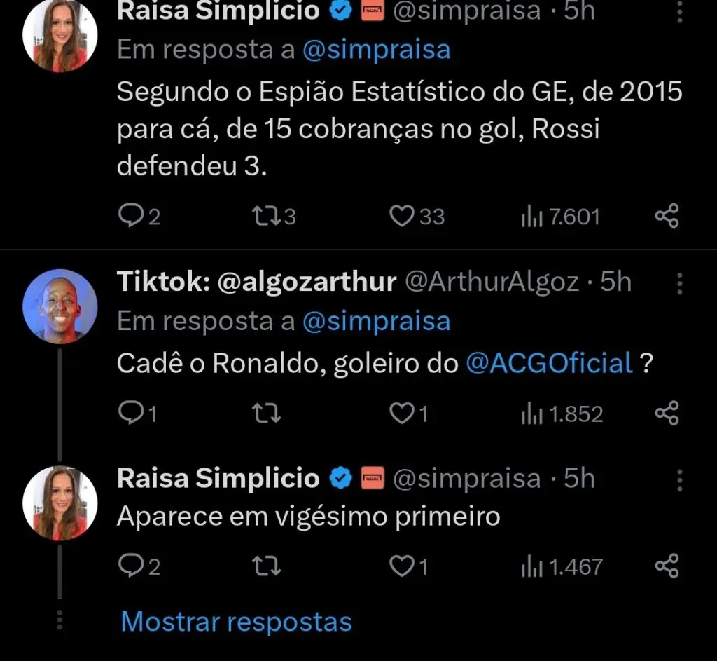 Repercussão via Twitter