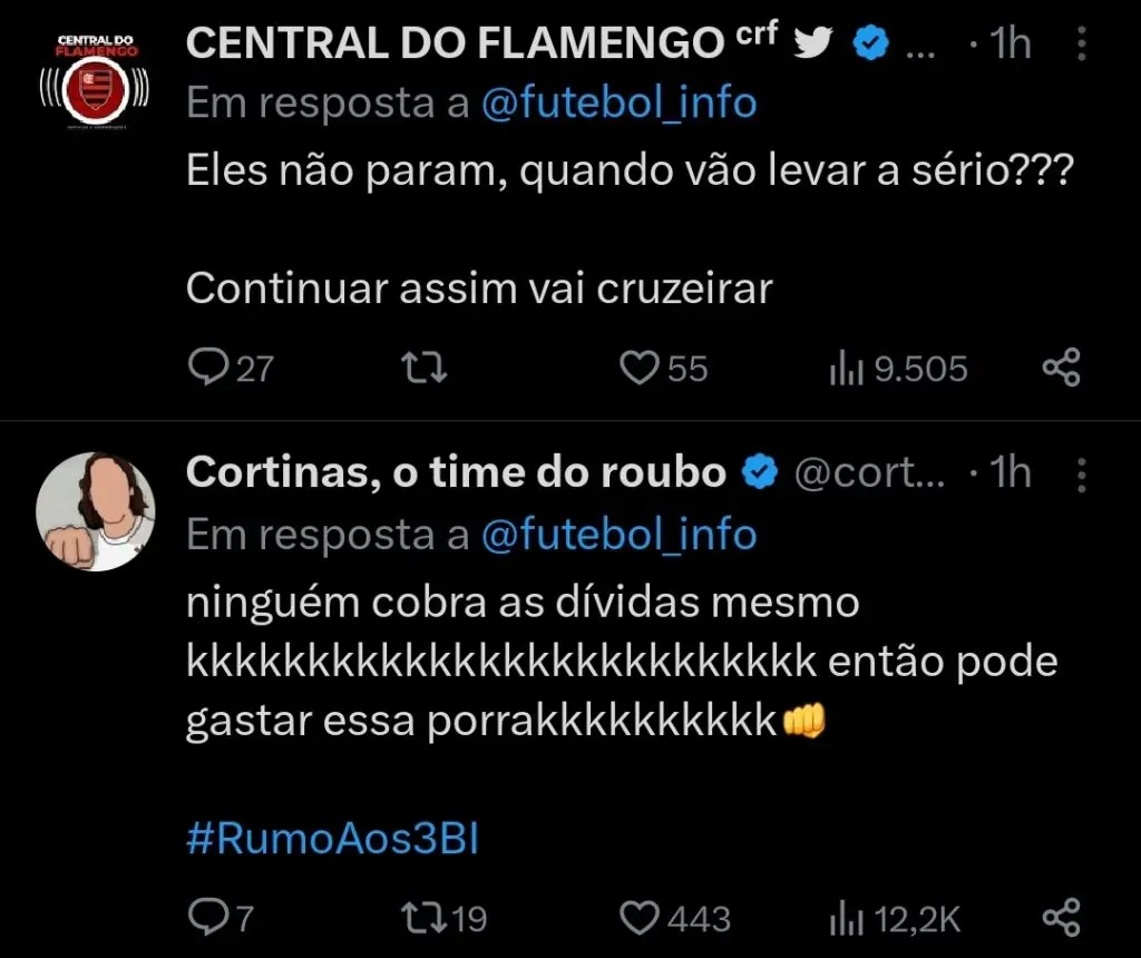 Repercussão via Twitter