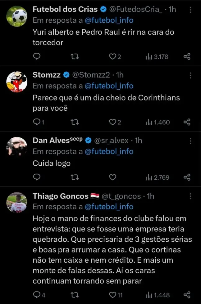 Repercussão via Twitter
