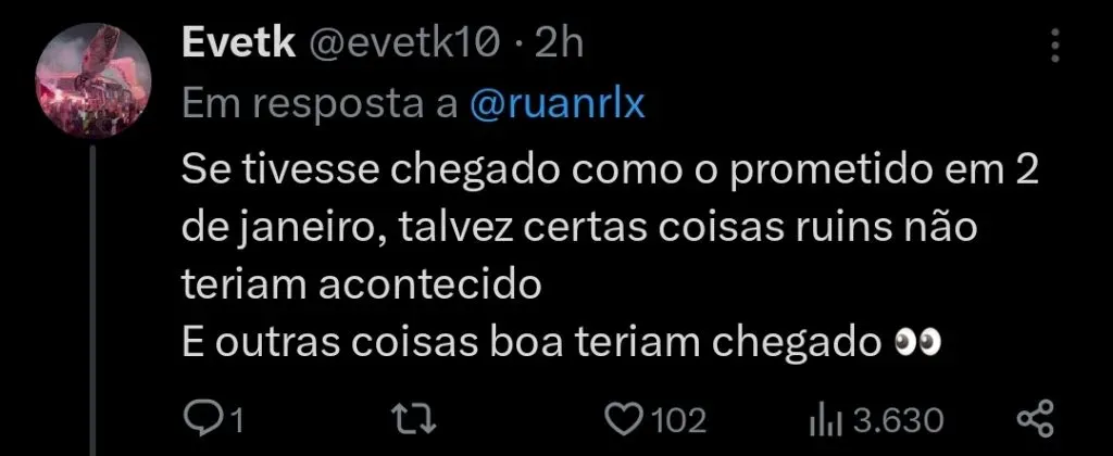 Repercussão via Twitter