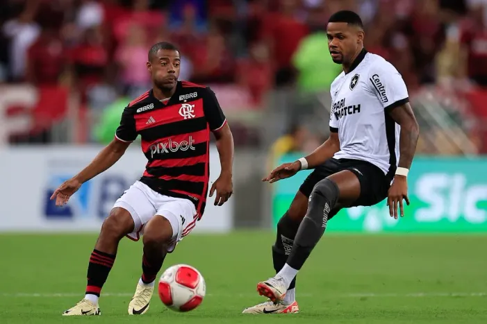 Junior Santos em ação no Botafogo. Foto: Buda Mendes/Getty Images