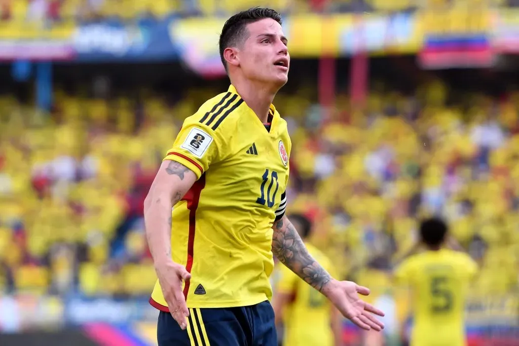 James em ação pela Colômbia (Photo by Gabriel Aponte/Getty Images)