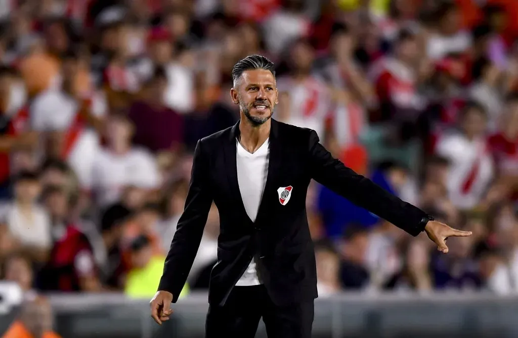 Demichelis, técnico do River (Photo by Marcelo Endelli/Getty Images)