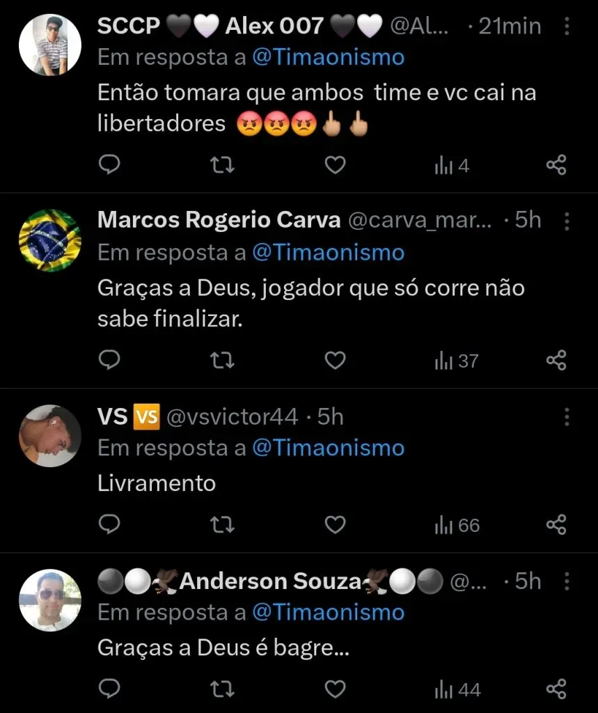 Repercussão via Twitter
