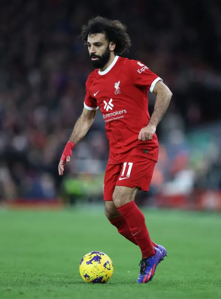 Salah em ação no Liverpool. Foto: Clive Brunskill/Getty Images