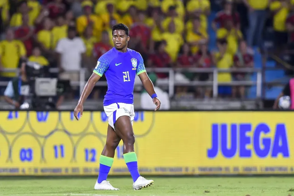 Endrick of Brazil . (Photo by Gabriel Aponte/Getty Images)