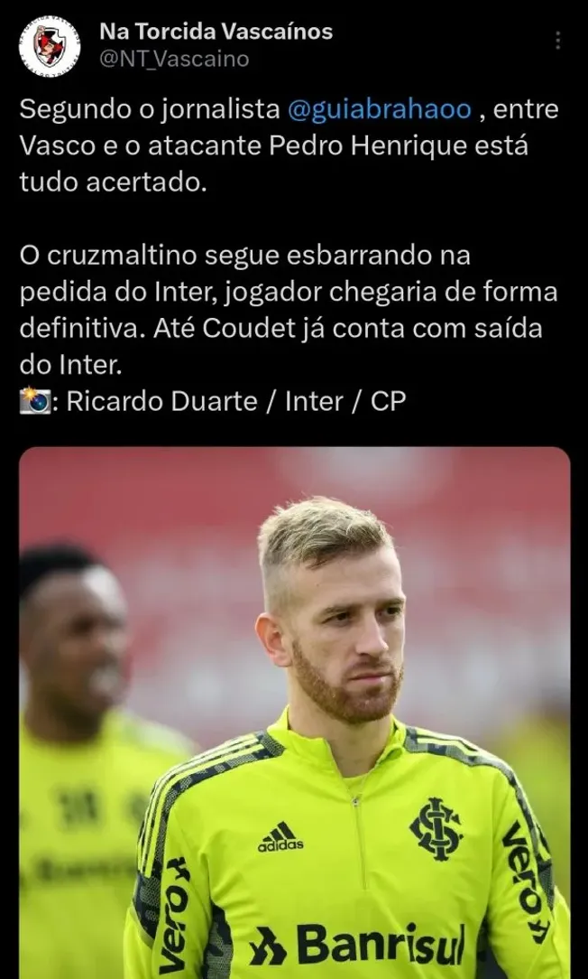 Repercussão via Twitter