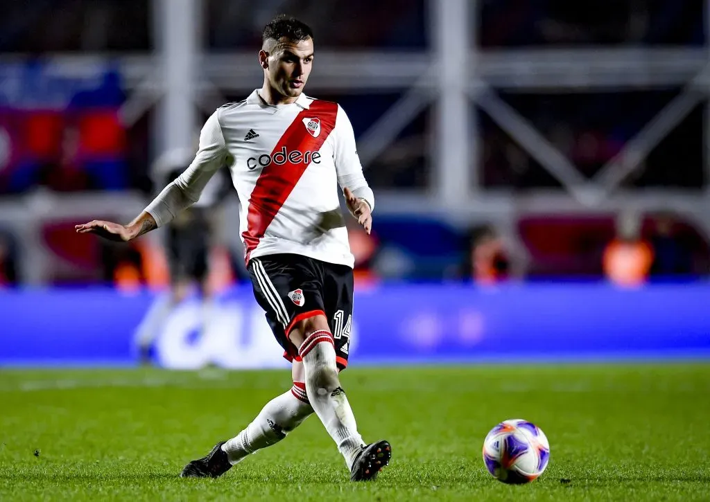 Argentino em ação pelo River (Photo by Marcelo Endelli/Getty Images)