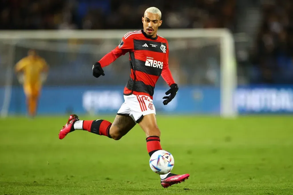 Matheuzinho of Flamengo . (Photo by Michael Steele/Getty Images)