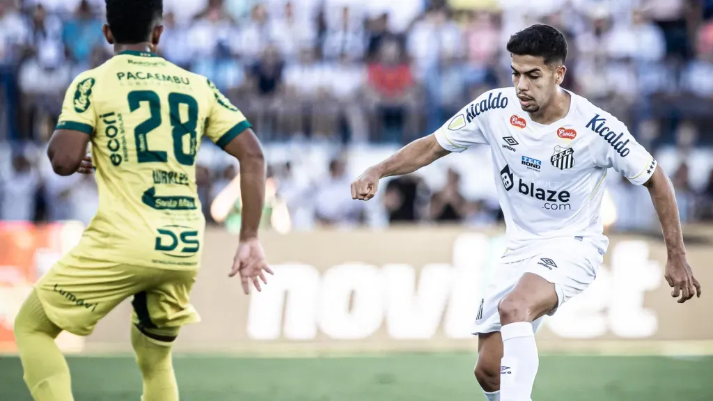 Nonato virou alvo de críticas no Peixe (Foto: Raul Baretta/ Santos FC/ Divulgação)