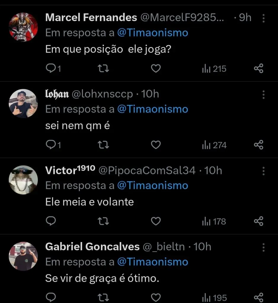 Repercussão via Twitter