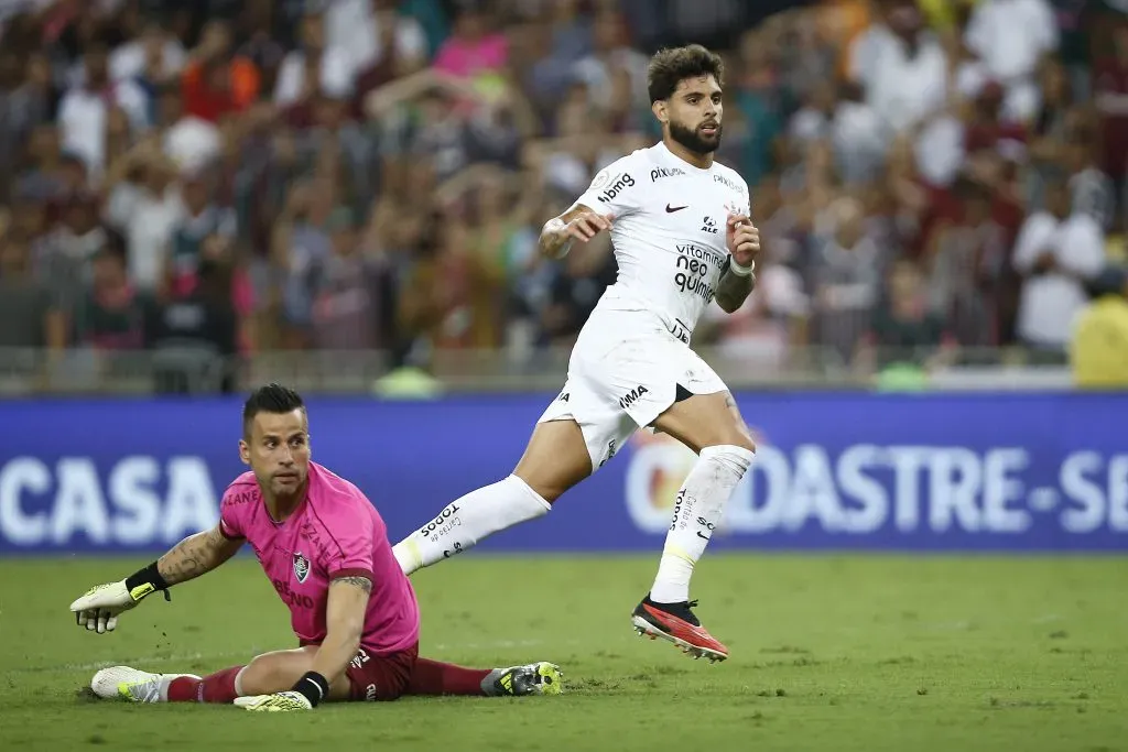 Yuri no duelo diante do Fluminense (Photo by Wagner Meier/Getty Images)