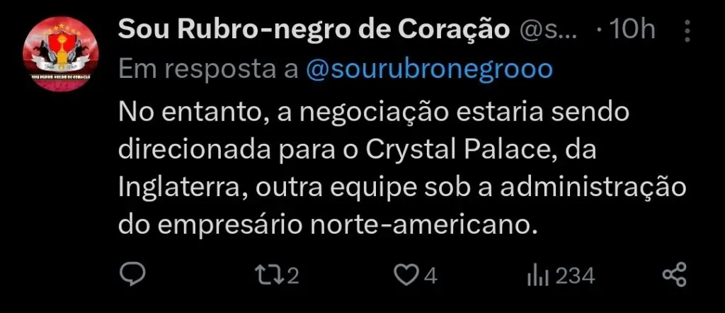 Repercussão via Twitter