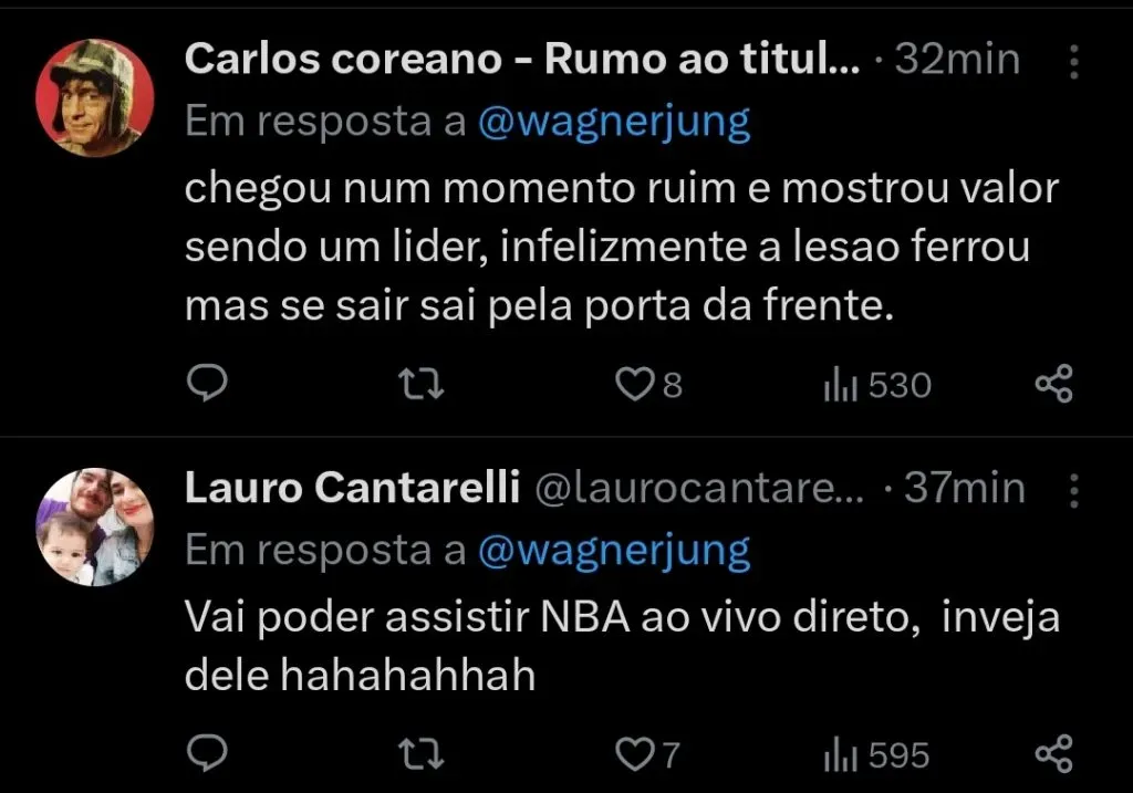 Repercussão via Twitter