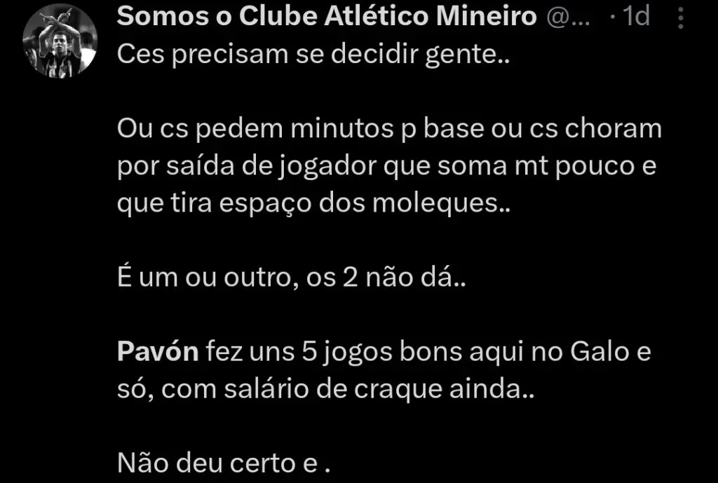 Repercussão via Twitter