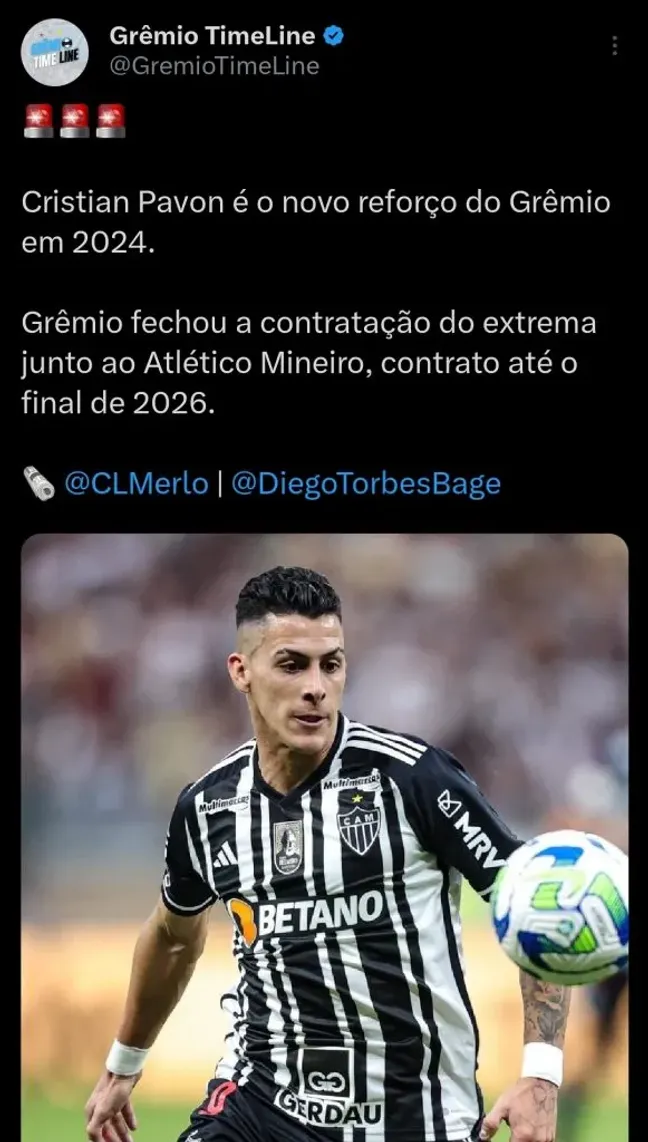 Repercussão via Twitter