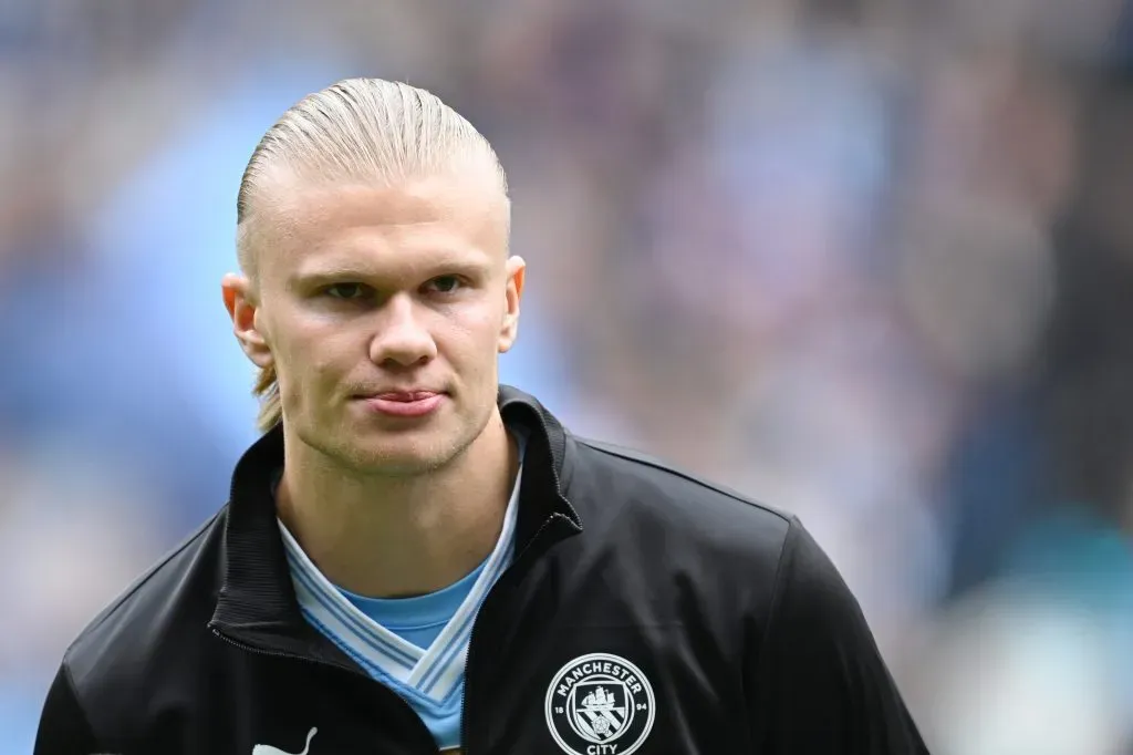 Camisa 9 pode deixar o City. (Photo by Michael Regan/Getty Images)