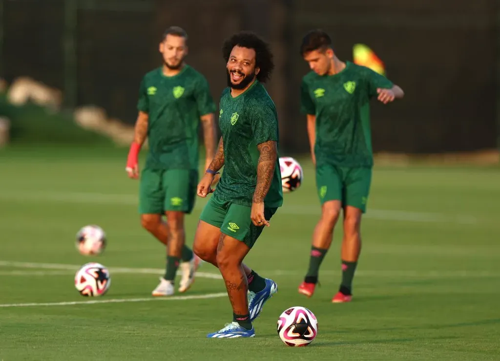 Fluminense training . (Photo by Francois Nel/Getty Images)