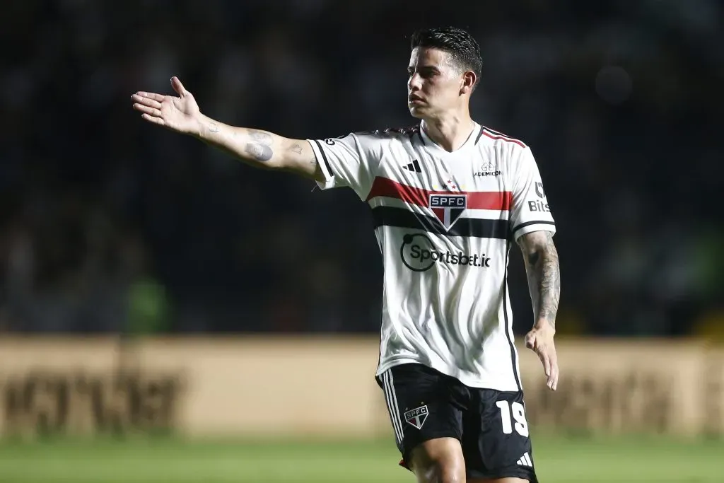 James Rodríguez em ação pelo São Paulo. (Photo by Wagner Meier/Getty Images)