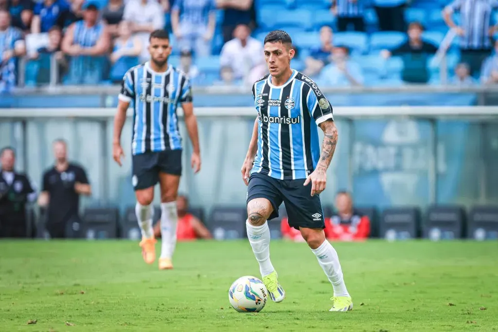 Pavón pelo Grêmio. Foto: Maxi Franzoi/AGIF