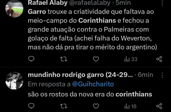 Repercussão via Twitter