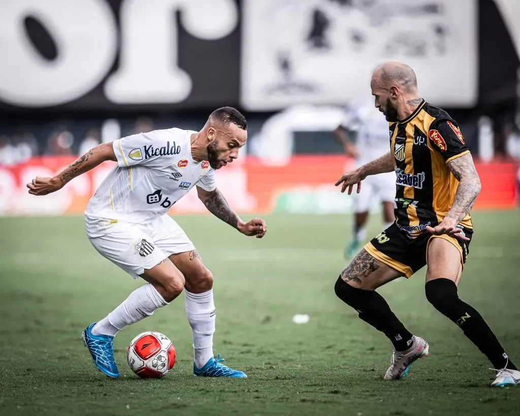 O Santos foi derrotado em casa pelo Novorizontino (Foto: Raul Baretta/ Santos FC/ Divulgação)