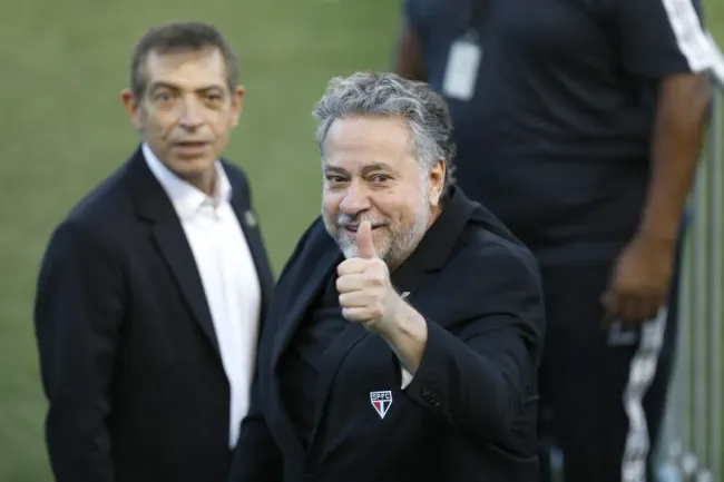 Julio Casares, presidente do São Paulo. (Photo by Ricardo Moreira/Getty Images)