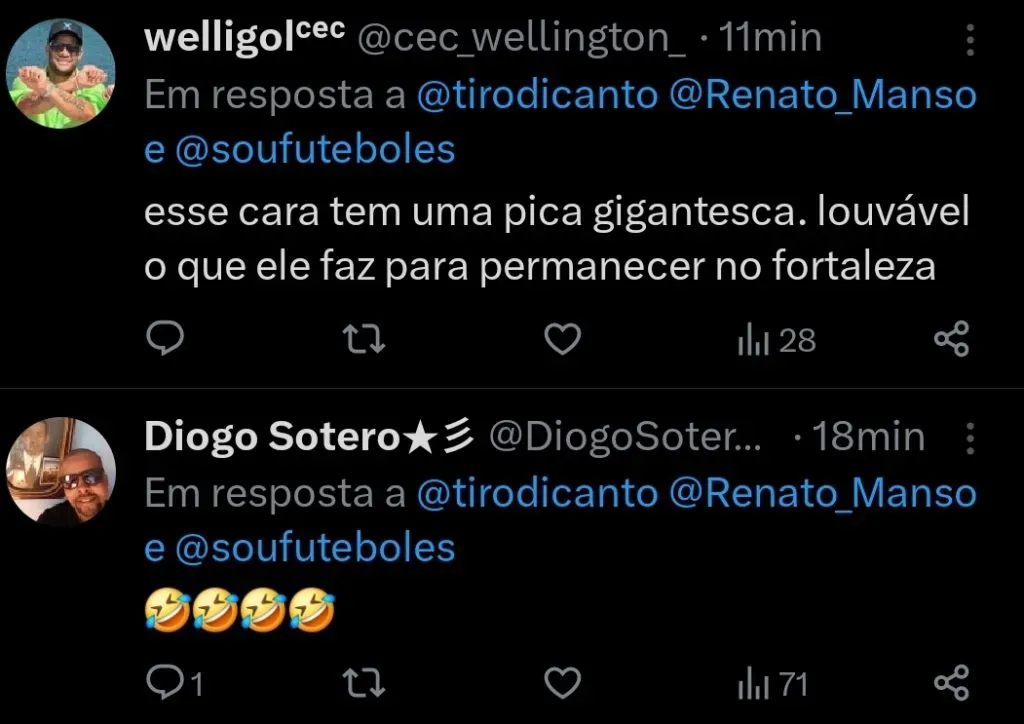 Repercussão via Twitter