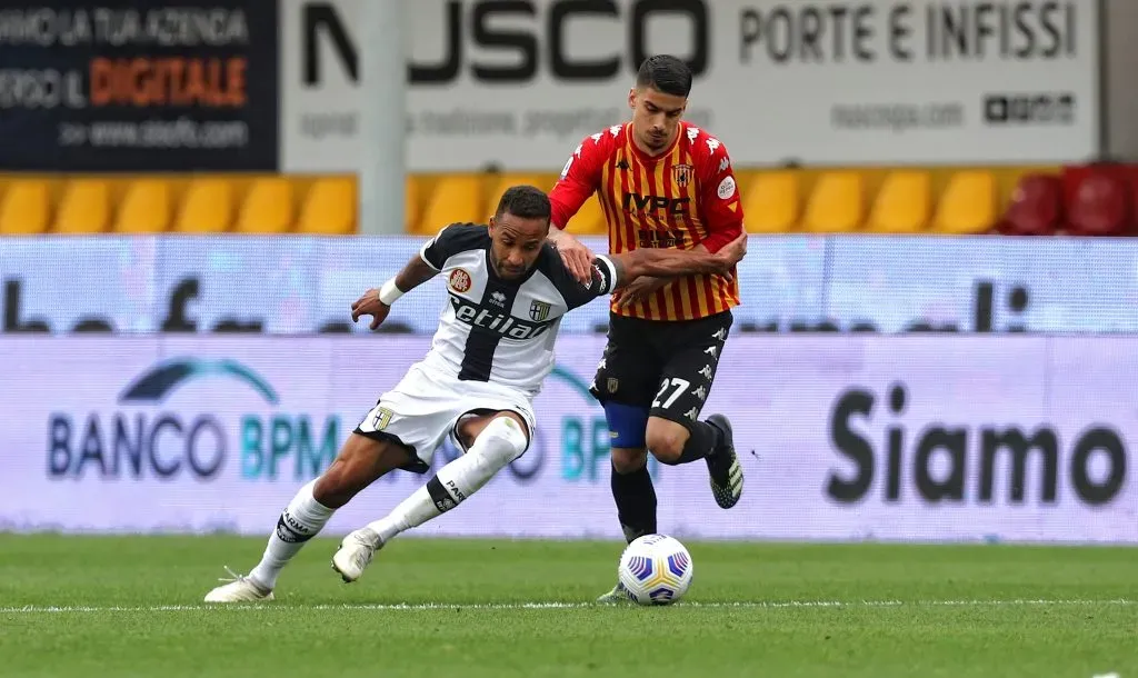 Hernâni em ação pelo Benevento. (Photo by Maurizio Lagana/Getty Images)