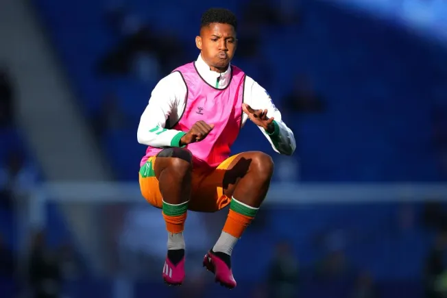 Abner em ação pelo Real Betis. (Photo by Alex Caparros/Getty Images)